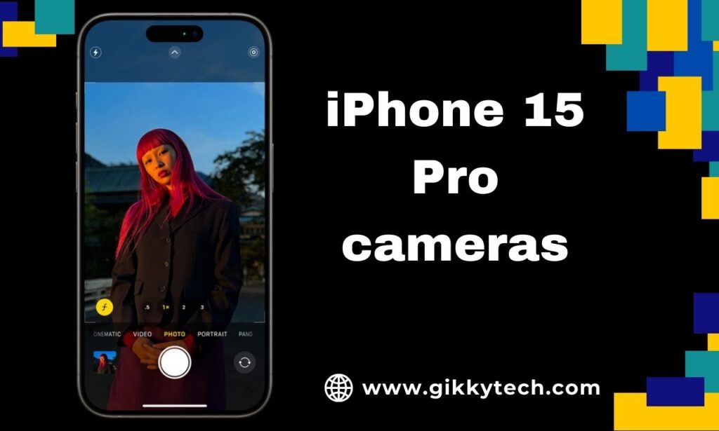 iPhone 15 Pro cameras